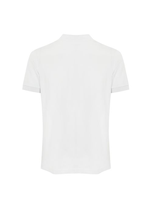 Polo in piquet stretch Bianco FAY | NPMB252135STDWB001